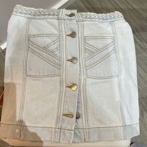 Veronica beard denim skirt
